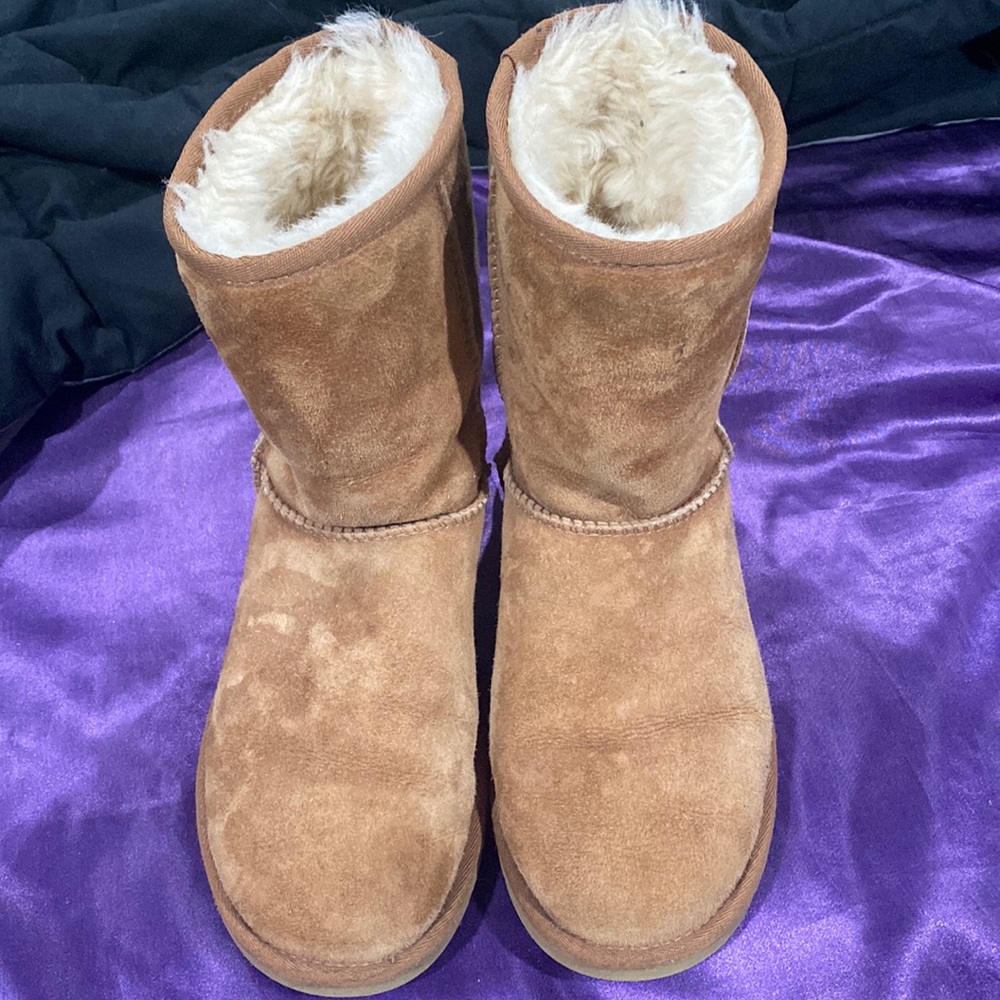 UGG chestnut short boot. Size 6. In good condition.